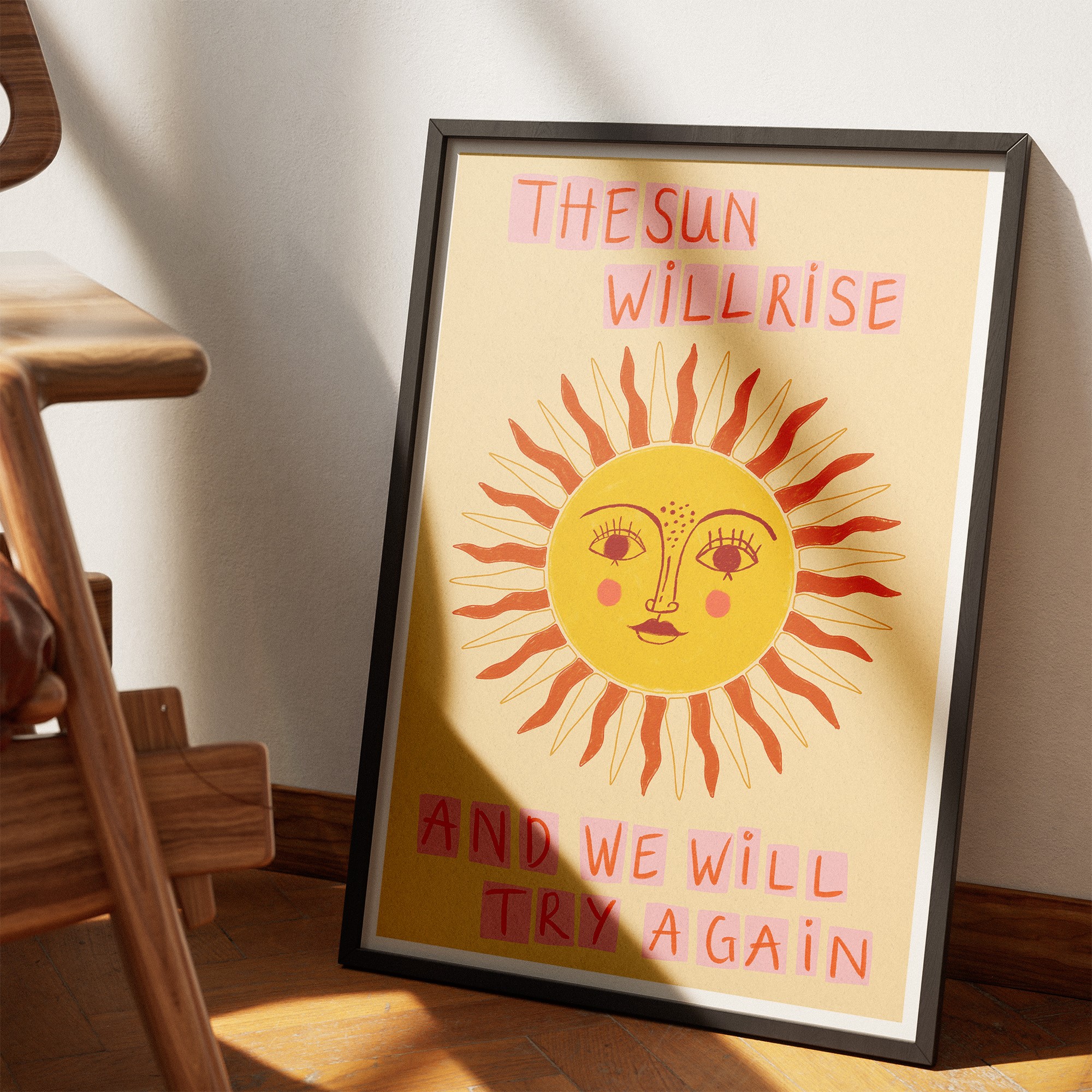 The Sun Will Rise Mental Health Unframed 16x24in Laminated Wall Art - Image 6