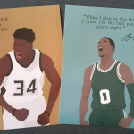 basketball superstar art for home decoration