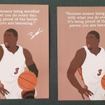 basketball superstar art for home decoration
