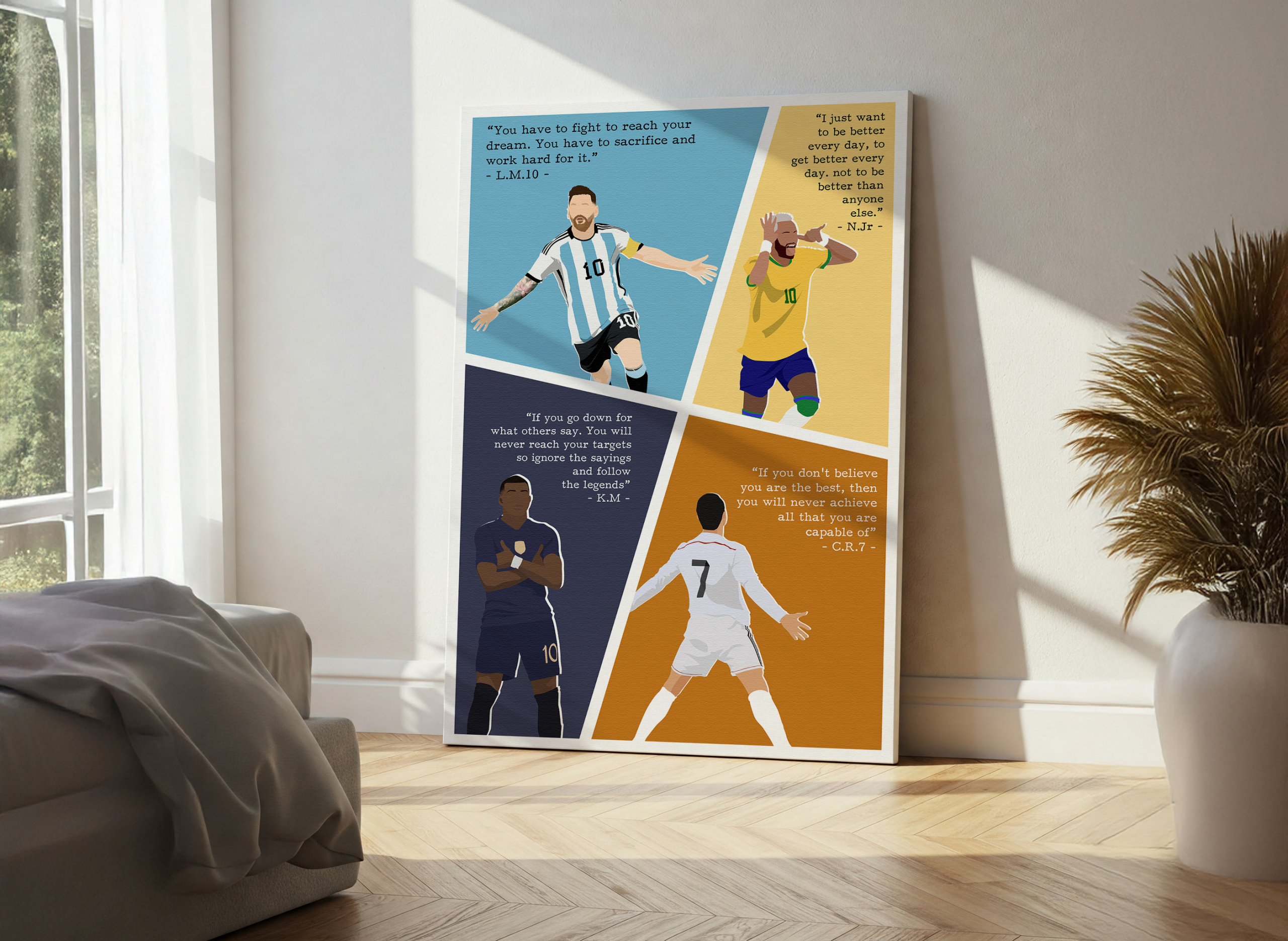 cristiano ronaldo posters for walls motivational soccer poster