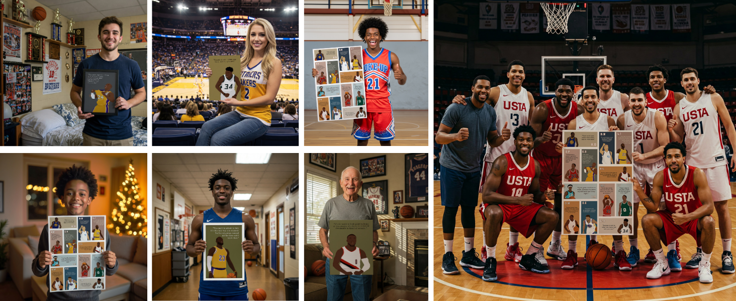 inspirational basketball wall decor boy room