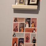 Basketball Superstars Motivational Unframed 16x20in Laminated Hand-drawn Wall Art