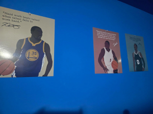Customer photo for Motivational Basketball Superstars Set 9 Pcs Unframed 11x14in Laminated Hand-drawn Poster